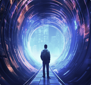 Business professionals collaborating in a modern office setting