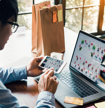 Enterprise marketplace concept illustration