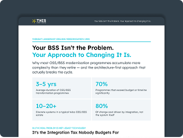 OSS/BSS Modernisation