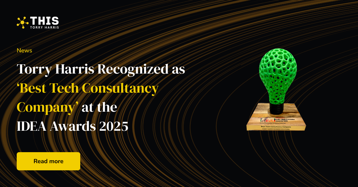 Torry Harris Wins Best Tech Consultancy at IDEA Awards 2025 | News
